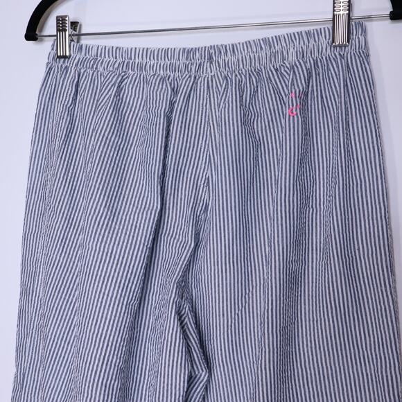 INTIMATELY Free People Pinstripe Gauze Pant Wide-Leg Pant Blue White Women's XS - Picture 7 of 10